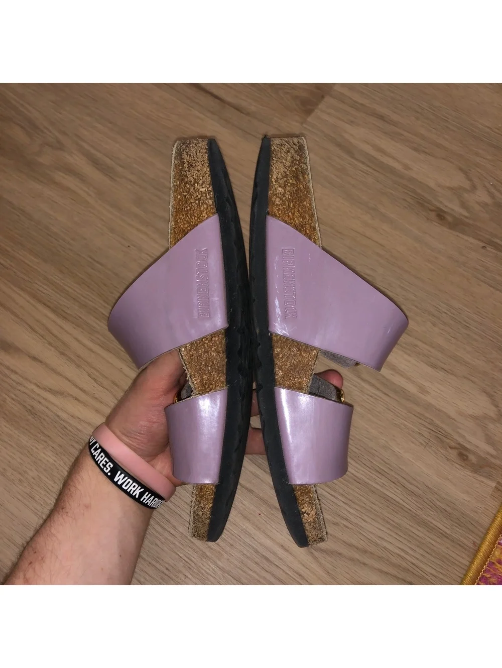 BIRKENSTOCK SYDNEY LUXE BUCKLE GRACEFUL ORCHID PURPLE SANDALS WOMENS SZ 5 EU 36